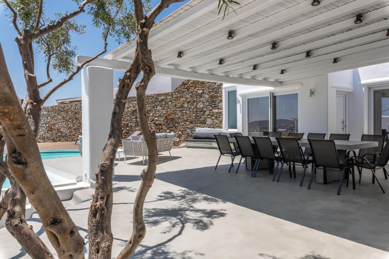 Villa In Mykonos - 6 Bedroom - 1Km From Mykonos Town - Infinity Pool - Sunset View Extérieur photo