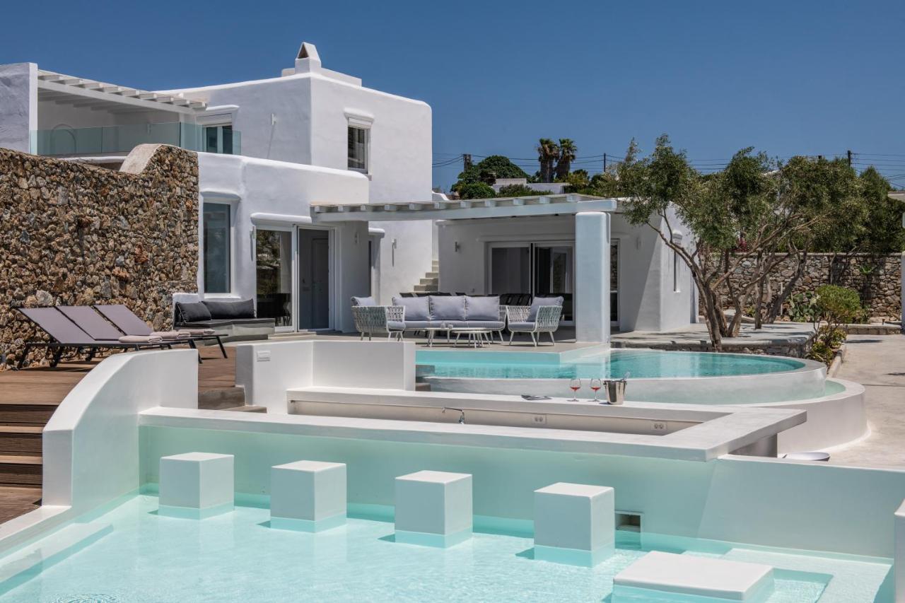 Villa In Mykonos - 6 Bedroom - 1Km From Mykonos Town - Infinity Pool - Sunset View Extérieur photo