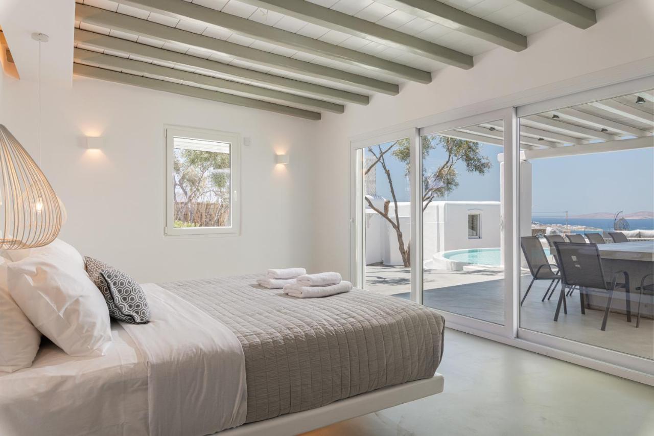 Villa In Mykonos - 6 Bedroom - 1Km From Mykonos Town - Infinity Pool - Sunset View Extérieur photo