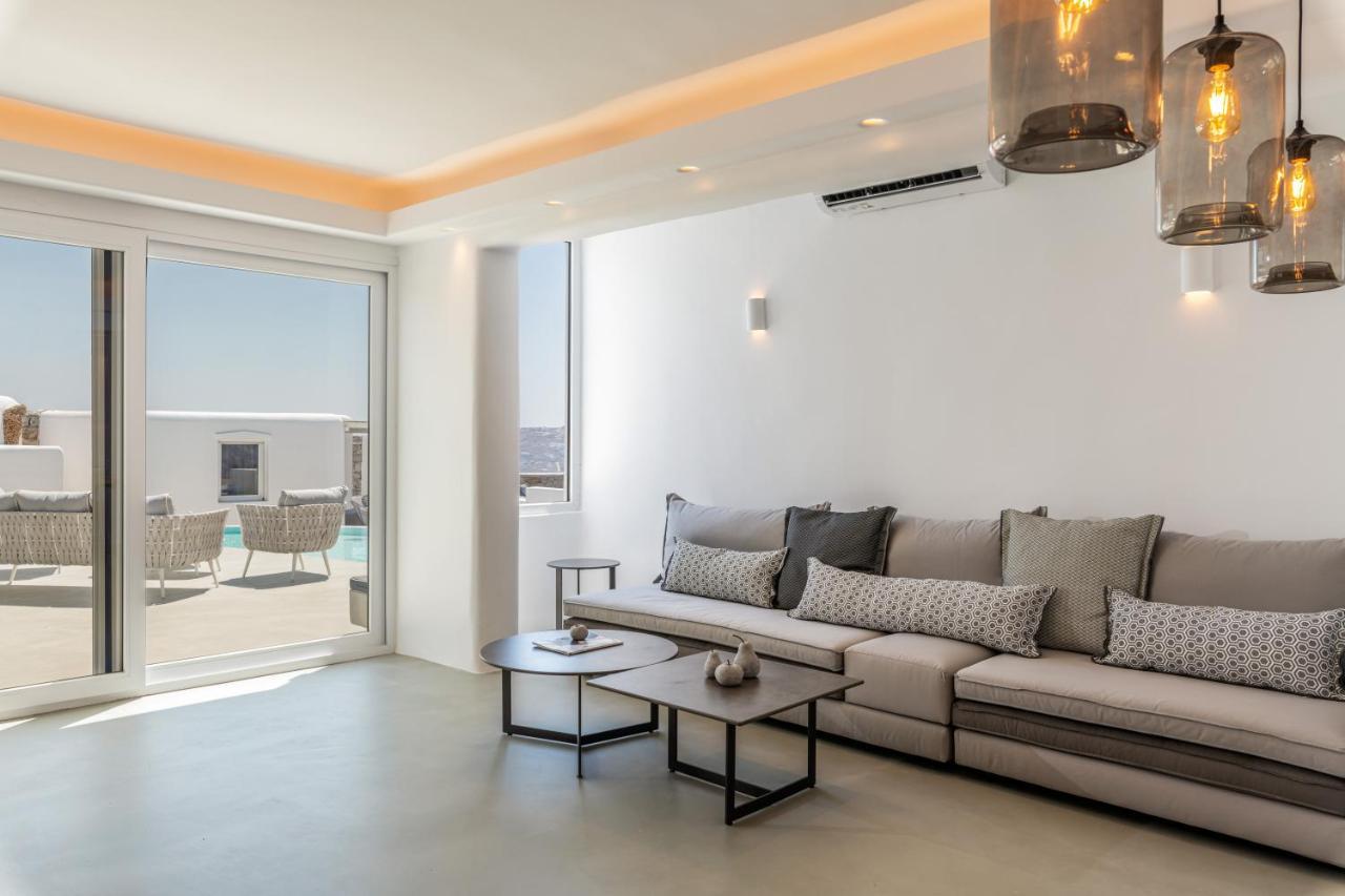 Villa In Mykonos - 6 Bedroom - 1Km From Mykonos Town - Infinity Pool - Sunset View Extérieur photo