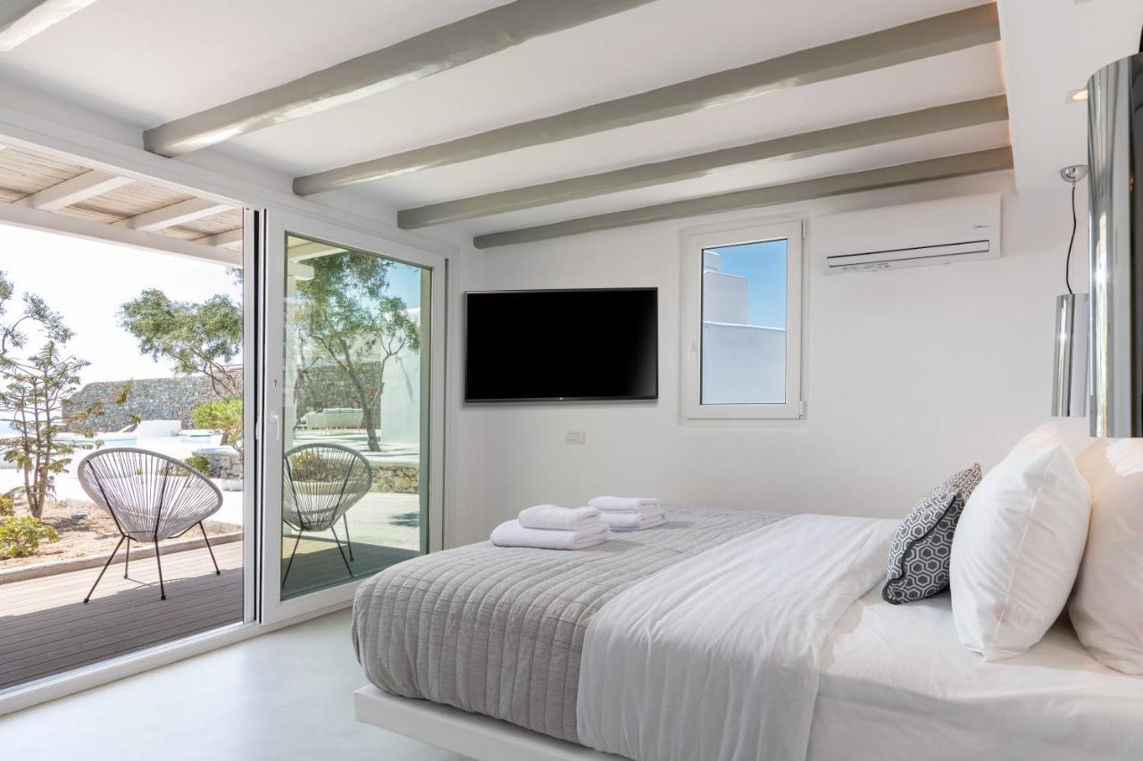 Villa In Mykonos - 6 Bedroom - 1Km From Mykonos Town - Infinity Pool - Sunset View Extérieur photo