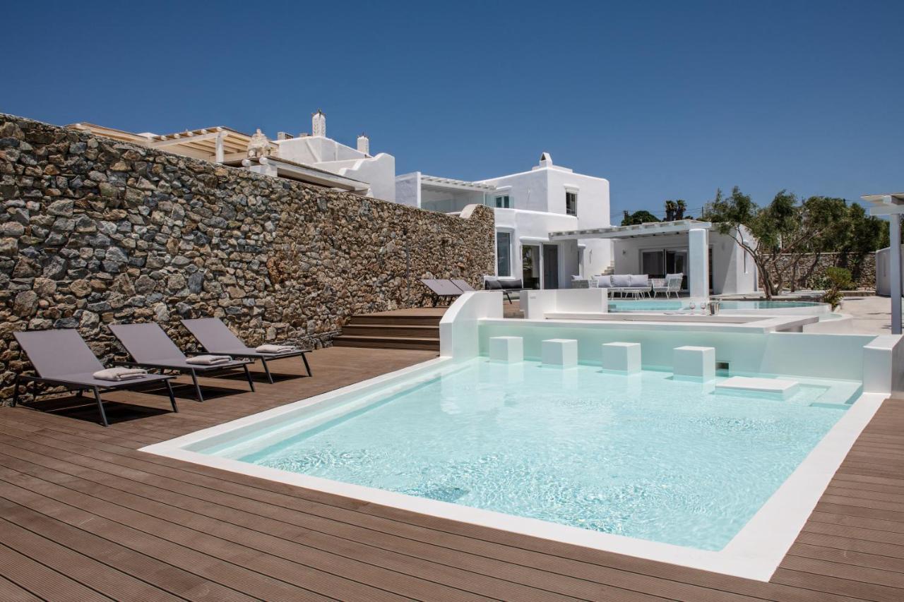 Villa In Mykonos - 6 Bedroom - 1Km From Mykonos Town - Infinity Pool - Sunset View Extérieur photo